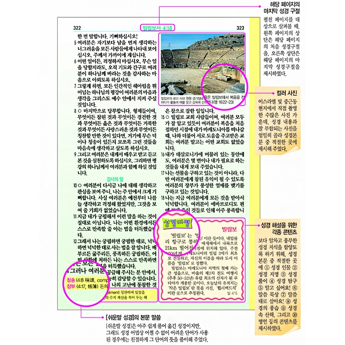 [기획성경]어드벤처 컬러 쉬운말 성경 소/ 단본/ 무색인/ 찬송가 없음/연두 (13155)