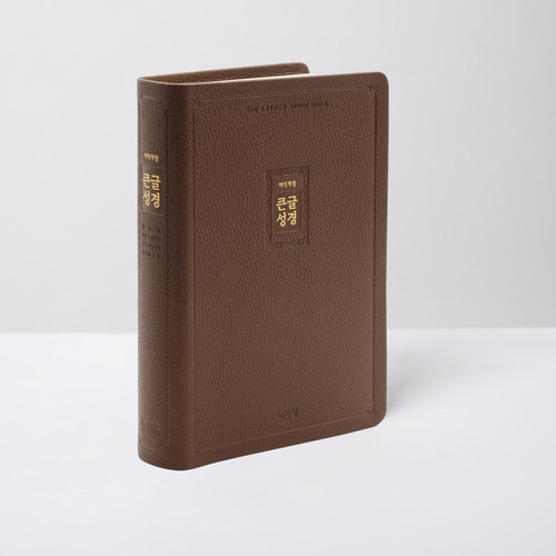 개역개정 우피 큰글성경 대 단본 무지퍼 리치브라운