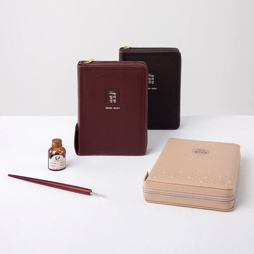 개역개정 가죽 투데이컬러성경 소 합본 다크브라운