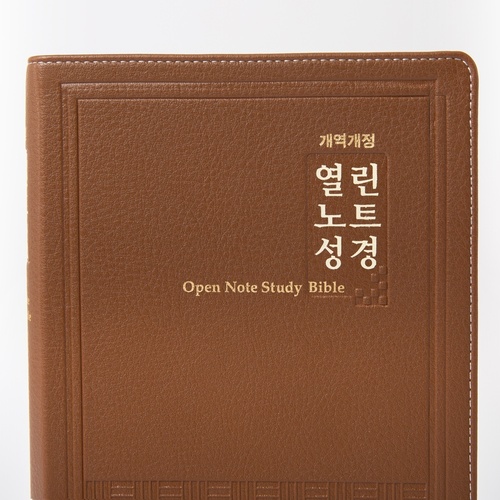 개역개정 열린노트성경 대 단본 브라운
