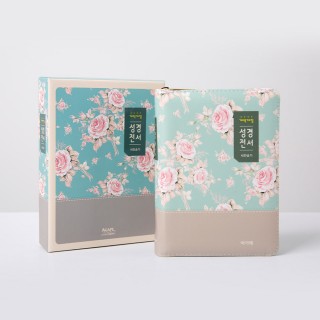 개역개정 성경전서 플라워(NKR62EAM) 소 합본 투톤그린