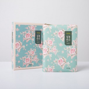 개역개정 성경전서(NKR62EAM) 플라워 소 합본 그린