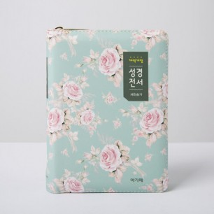 개역개정 성경전서(NKR62EAM) 플라워 소 합본 그린