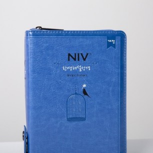 개역개정 NIV한영해설성경 소 합본 하늘색